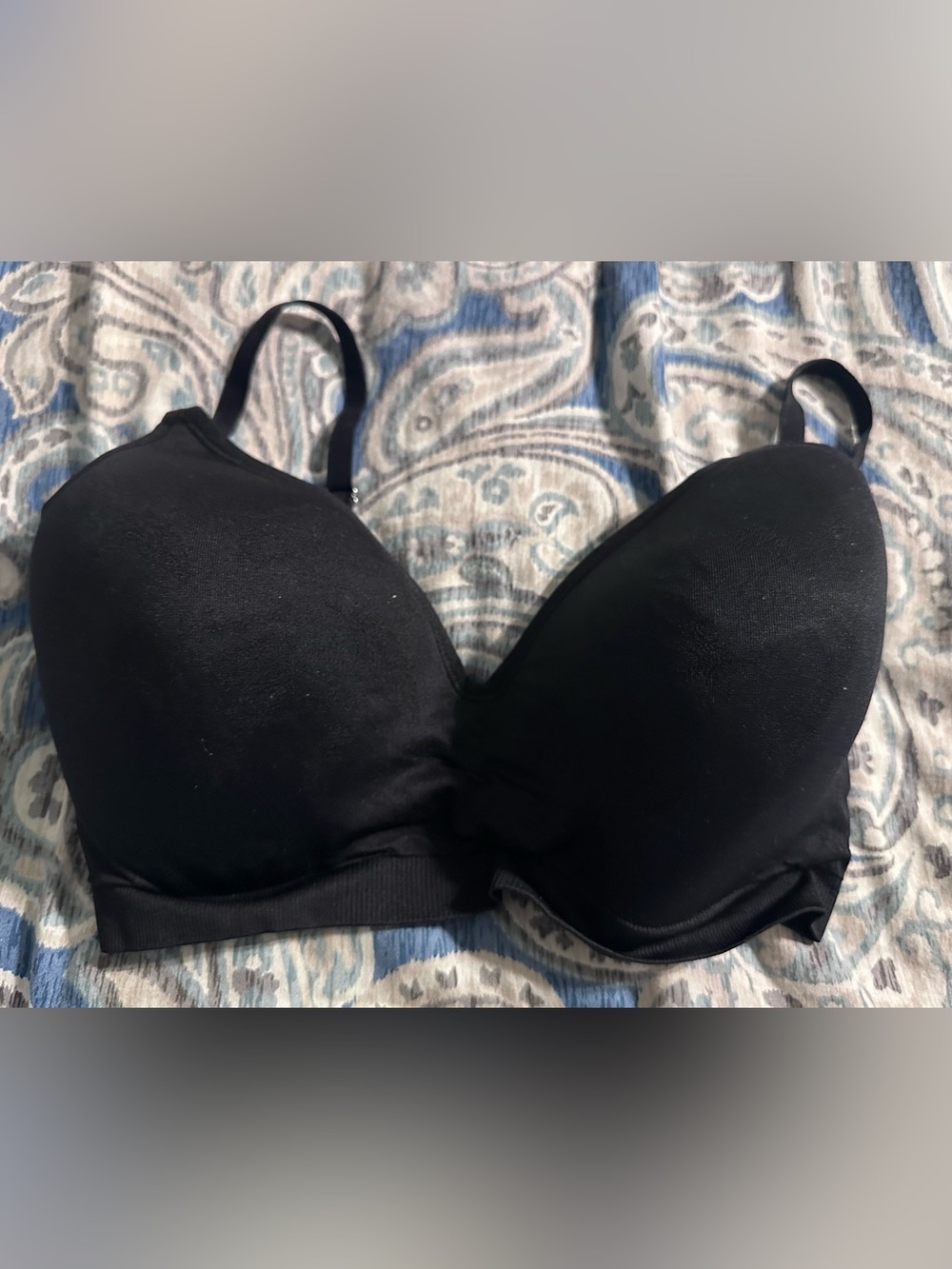 Jessica Simpson Black Molded Nursing Bra